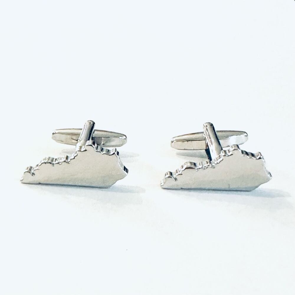 Kentucky Silver Cufflinks